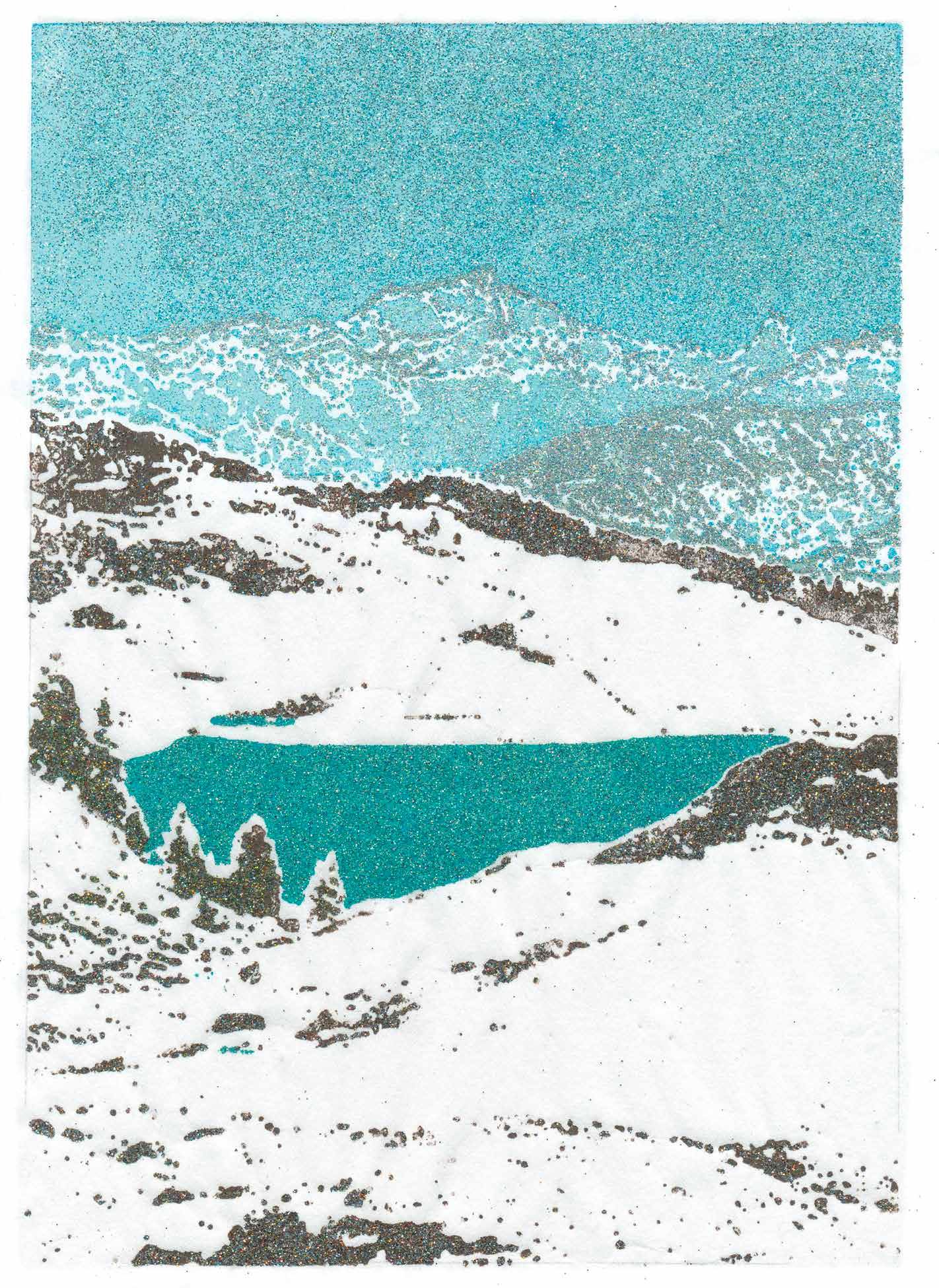 Bettmersee – Originalgrafik streng auf 26 Exemplare limitiert / Original print strictly limited to an edition of 26